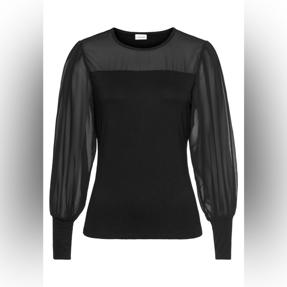 Lascana VENUS NWT Black Women's Top size 4/6 - Picture 14 of 14